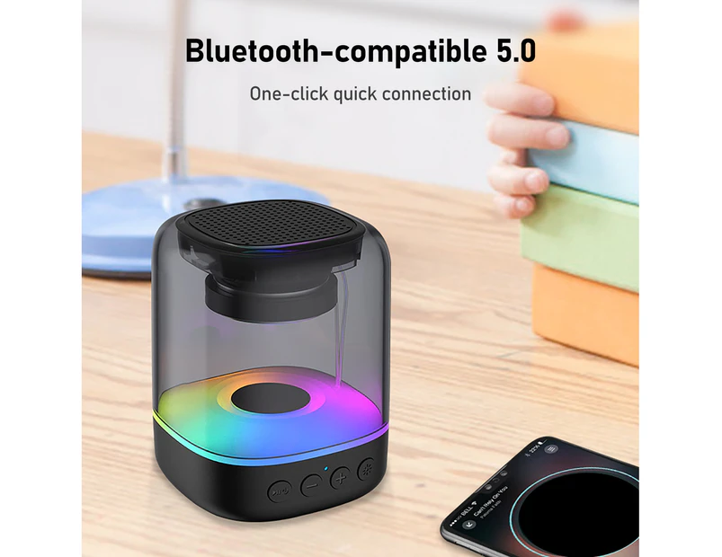 Bluebird E-3052 Bluetooth-compatible Speaker Surround Sound Portable Outdoor HiFi Stereo Mini Wireless Subwoofer for Mobile Phone -Black