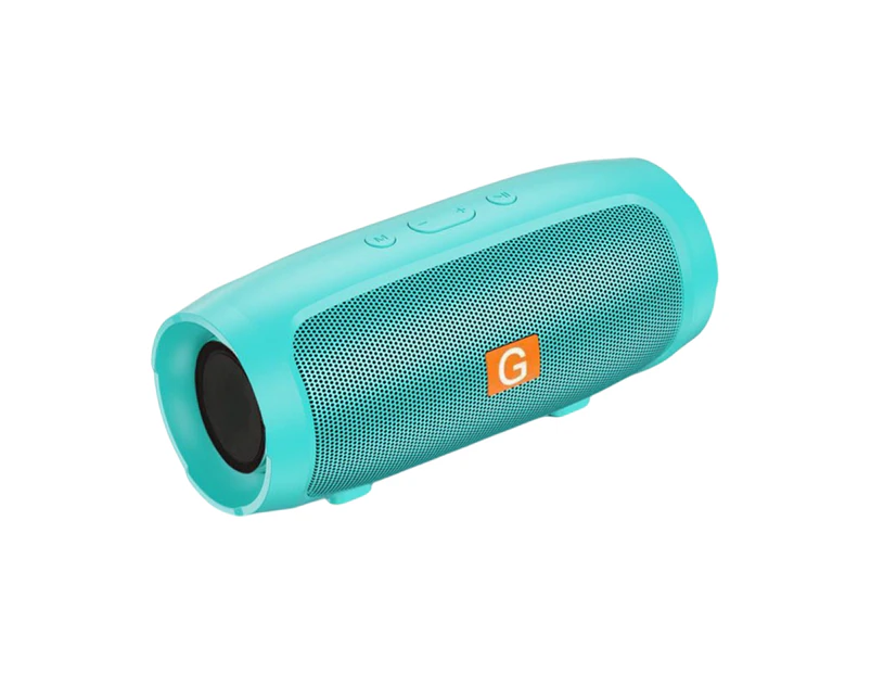 Bluebird Wireless Speaker Eye-catching USB Charging Plastic Dual-speaker Stereo Sound Speaker for Daily-Green