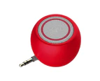 Bluebird A5 3.5mm Mini Music Speaker Loudspeaker Sound Amplifier for Mobile Phone Laptop-Red