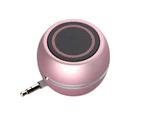 Bluebird A5 3.5mm Mini Music Speaker Loudspeaker Sound Amplifier for Mobile Phone Laptop-Rose Gold