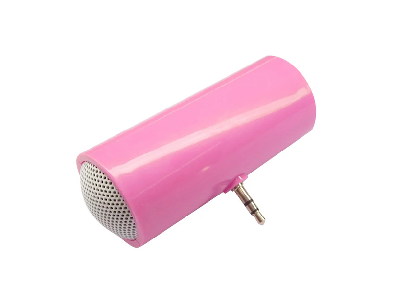Bluebird Mini Portable 3.5mm Stereo Speaker Music Sound Amplifier for Mobile Phone Tablet-Pink