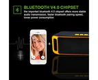 Bluebird Portable Wireless Speaker Bluetooth-compatible 4.0 Stereo Subwoofer TF USB FM Radio Built-in Mic Dual Speaker Bass Sound Speakers-Blue