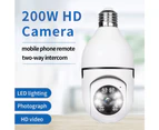 Wireless WiFi Light Bulb Camera Security Camera 1080p WiFi Smart 360 Surveillance Camera for Indoor
