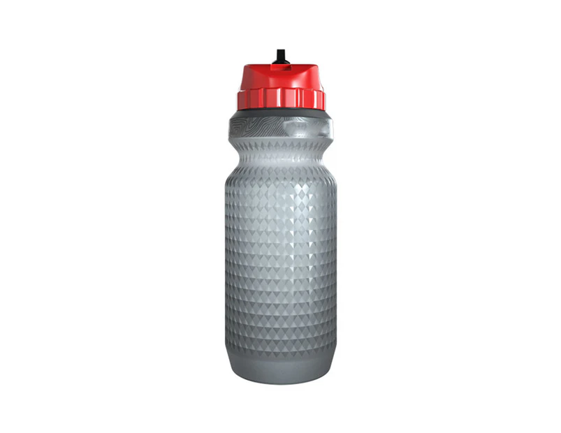 650ml Water Bottle Leakproof Silicone Cycling Sport Cup for MTB Bicycle - Red