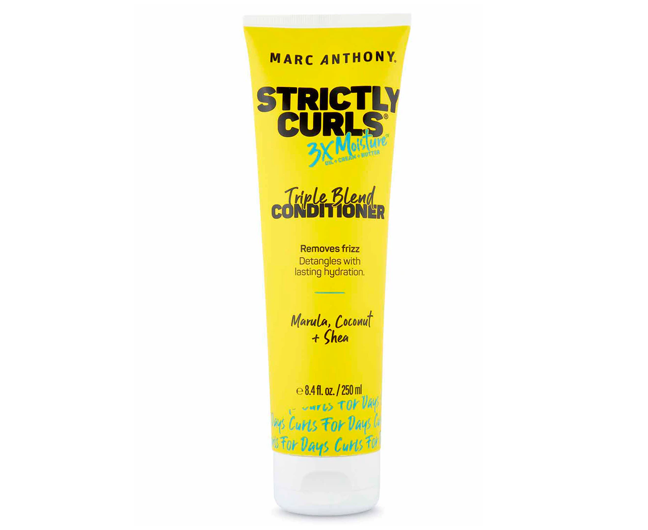 Marc Anthony Strictly Curls 3X Moisture Triple Blend Conditioner 250mL