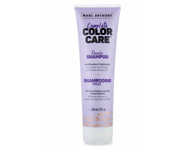 Marc Anthony Complete Colour Care Purple Shampoo For Blondes & Highlights 236mL