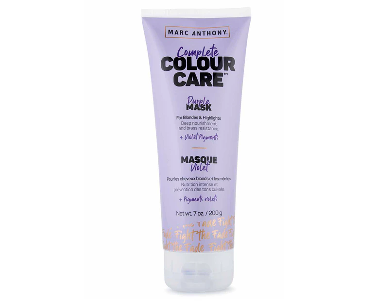 Marc Anthony Complete Colour Care Purple Mask For Blondes & Highlights 200g