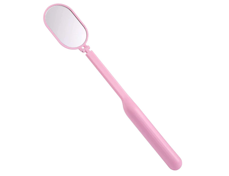 Eyelash Mirror - PinkLarge Lash Mirror,Lightweight Makeup Mirror for Eyelash Supplies(Pink)
