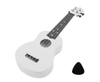 21inch 4 Strings Acoustic Ukulele Small Guitar Kids Beginners Musical Instrument - White
