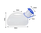Unisex Car Urinal Toilet Urinal For Men And Women Pee Bottle With Cover And Funnel For Car Old Child