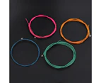 4Pcs/Set Bass Strings Solid Anti-Rust Compact Electric Bass Nickel Alloy Winding Cores Instrument Supplies - Multicolor