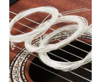 6Pcs Guitar Strings Corrosion Resistant Sturdy Guitar Refit Hard Tension Classical Guitar Strings for Musical