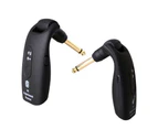 A9 2.4GHz Wireless Rechargeable Guitar Transmitter Receiver System Accessories - Black