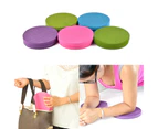 2Pcs Round Elbow Knee Pad Yoga Mat Fitness Plank Gym TPE Disc Protective Cushion - Green