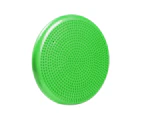 33cm Yoga Gym Inflatable Stability Wobble Balance Massage Pad Mat Disc Cushion - Green 900g