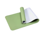 6mm TPE Anti-slip Thicken Gym Fitness Training Exercise Pilates Yoga Mat Cushion - Grass Green