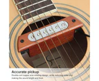 Guitar Pick-up Professional Accurate Tuner Elastic Preamp Guitar Pick up Equalizer for Folk Guitar
