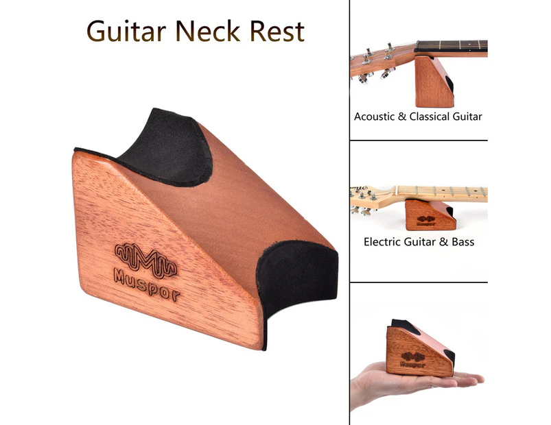 Guitar Neck Rest High Stability Anti-Slip Mini Stand Guitar Cradle Support Ukuleles Violin Holder for Home