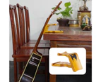Guitar Neck Rest High Stability Holding Instrument Lightweight Stand Guitar Cradle Support Ukuleles Violin Holder for Home - Original Wood Grain