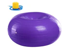 Donut Exercise, Stability Ball for Yoga, Pilates and Balance Training-Purple