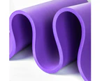 Anti-slip Thicken NBR Gym Home Fitness Exercise Sports Yoga Pilates Mat Carpet - Blue