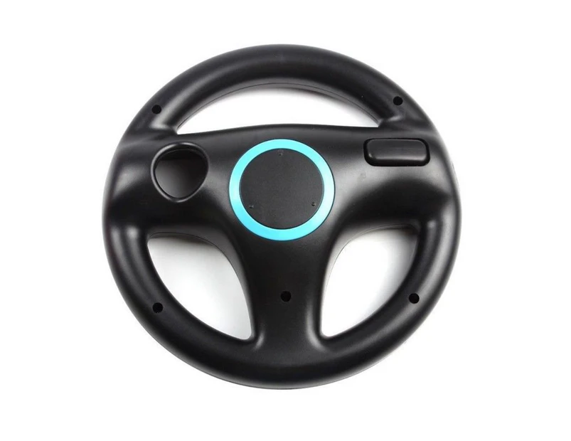 Universal Steering Wheel Remote Controller for Mario Kart Nintendo Wii Parts-Black