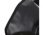 Portable Canvas Yoga Mat Carry Shoulder Bag Pilates Exercise Pad Carrier Pouch - Black