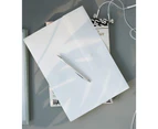 File Folder Pockets File Jacket Plastic Envelope Flat Document File Folder  Letter Organizer with Snap Button Closure A4 Letter Size (Pack of 5, Black)