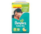 Baby Dry Size 3 Midi 6-10kg Jumbo Pack (136 Nappies)