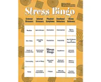 Adult Bingo Game Cards - Stress Management - (Upto 16 Players)
