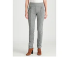 W.Lane Zipped Pants - Womens - Grey Tweed