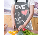 Kitchen Cooking Aprons, Adjustable Soft Chef Apron with Pocket -style1