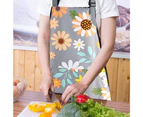 Kitchen Cooking Aprons, Adjustable Soft Chef Apron with Pocket -style3