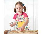 Kids Apron with Pocket Children Adjustable Chef Apron for Cooking Baking Painting -style4