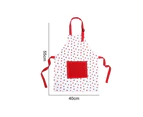 Kids Apron with Pocket Children Adjustable Chef Apron for Cooking Baking Painting -style3