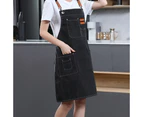 Chef Aprons for Men Women with Large Pockets, Cotton Canvas Work Apron -style 5