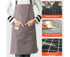 3 Pieces Waterproof Apron with Pockets Adjustable Cooking Aprons Kitchen Bib Apron for Baking Household Cleaning -shape2