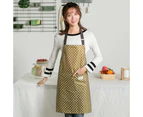 3 Pieces Waterproof Apron with Pockets Adjustable Cooking Aprons Kitchen Bib Apron for Baking Household Cleaning -shape6