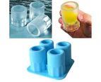 Ice Tray, Non-Stick , Freeze 4 Shot Glasses