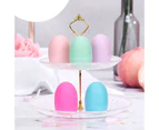 Makeup Brush Cleaner Mat Silicone Cosmetic Cleaning Pad Washing Scrubber Board Makeup Egg Washing Tool Green
