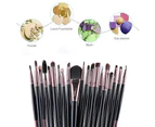 Makeup Brush Set, 20Pcs Professional Makeup Tools Premium Synthetic Foundation Powder Blush Shadow Brushes Concealers Eye