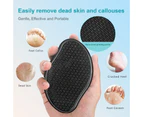 Glass Foot File Callus Remover, Foot Buffer Shower Pedicure Tool for Men, Women, Soft Feet Care