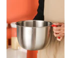 Mbg 2800ml/3600ml Anti-corrosion Mixing Bowl Anti-rust Stainless Steel Versatile Serving Stirring Bowl for Cooking-S