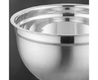 Mbg Mixing Bowl Eco-friendly Rust-proof Stainless Steel Mirror Finish Stirring Bowl for Kitchen-26cm