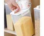 Mbg Home PP Plastic Beans Grain Storage Tank Kitchen Food Rice Sealed Container-1