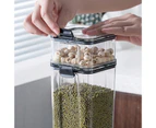 Mbg Clear Food Storage Box Container Moisture Proof Grain Bottle Jar Kitchen Supply-5