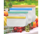 Mbg Transparent Refrigerator Food Preservation Fresh Bag Snacks Storage Container-Orange 2 - Orange