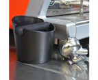 Mbg Kitchen Plastic Coffee Knock Box Grinds Waste Bin Powder Storage Case Container-Black 1 - Black