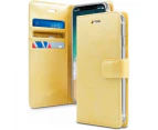 Mansoor Diary Case With Card Slot For Galaxy S10+ 6.4 Gold
