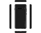 Sky Slide Bumper Case With Card Slot For Galaxy S10+ 6.4 Black